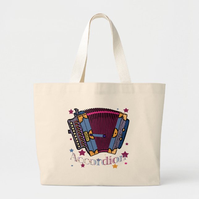 Bolso De Tela Gigante Acordeón (Frente)