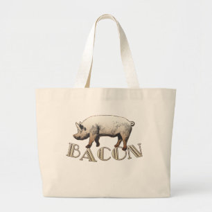 Bolso De Tela Gigante Acrobat BACON Pig