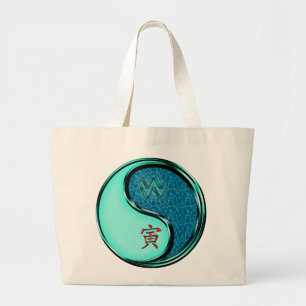 Bolso De Tela Gigante Acuario & Tigre de Agua