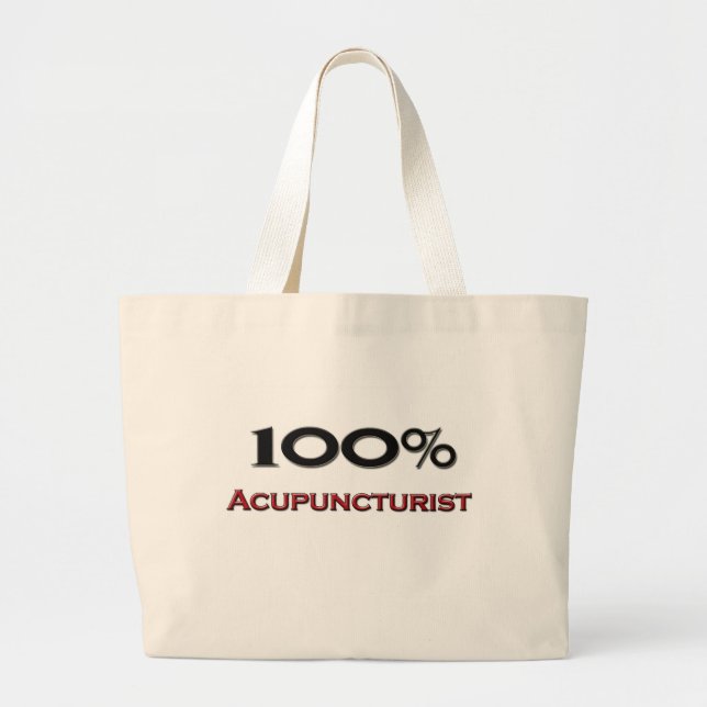 Bolso De Tela Gigante Acupuncturist del 100 por ciento (Frente)