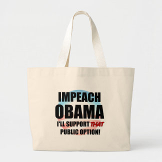 Bolso De Tela Gigante Acuse a Obama