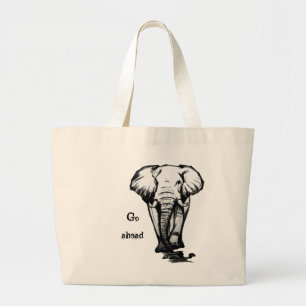 Bolso De Tela Gigante Adelante