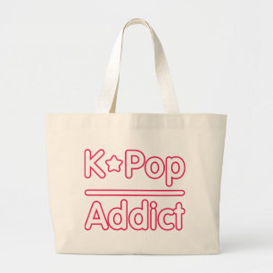 Bolso De Tela Gigante Adicto K-POP