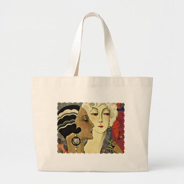 Bolso De Tela Gigante Aer Deco Ladies (Frente)