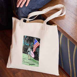 Bolso De Tela Gigante Afiche de viaje retro personalizado