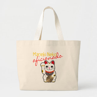 Bolso De Tela Gigante Aficionado de Maneki Neko