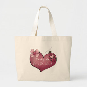 Bolso De Tela Gigante Afortunadamente soy una abuela camisetas y regalos
