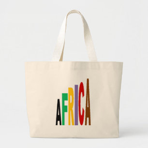 Bolso De Tela Gigante ÁFRICA Jumbo DE DISEÑO DE Totes