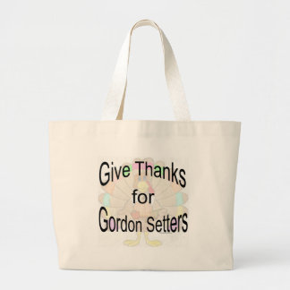 Bolso De Tela Gigante Agradecer a Gordon Setters