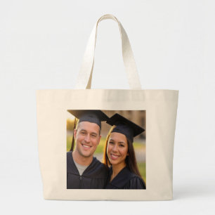 Bolso De Tela Gigante Agregar foto de graduación personalizada