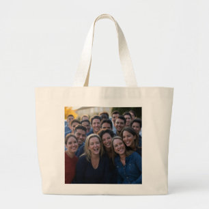 Bolso De Tela Gigante Agregar reunión de secundaria personalizar