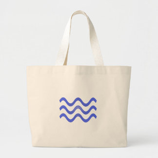 Bolso De Tela Gigante Agua