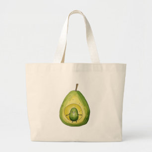 Bolso De Tela Gigante Aguacate, diseño de bebé aguacate lindo
