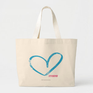Bolso De Tela Gigante Aguamarina de OpenHeart