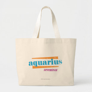 Bolso De Tela Gigante Aguamarina del acuario