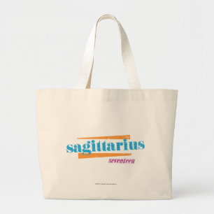 Bolso De Tela Gigante Aguamarina del sagitario