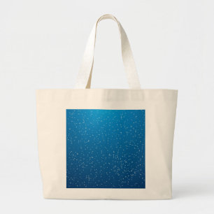 Bolso De Tela Gigante Aguas azules profundas y burbujas de TI