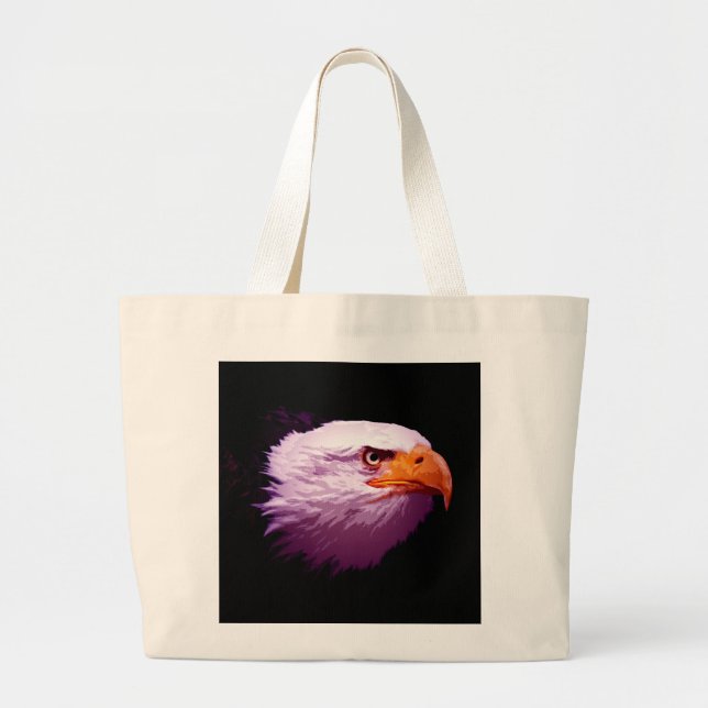 Bolso De Tela Gigante Águila calva americana (Frente)