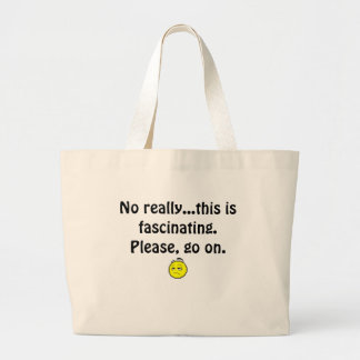 Bolso De Tela Gigante Agujereado. Ningún… esto es realmente fascinador.