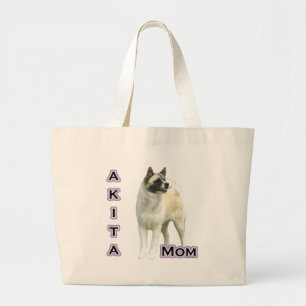 Bolso De Tela Gigante Akita Mom 4