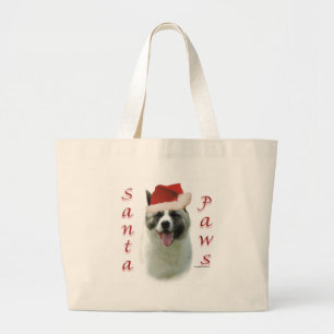 Bolso De Tela Gigante Akita Santa Paws