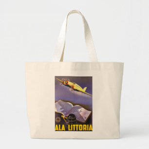 Bolso De Tela Gigante Ala Littoria