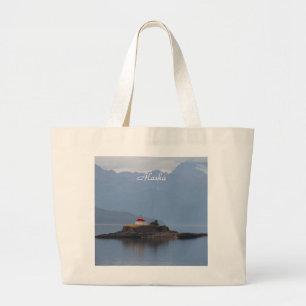 Bolso De Tela Gigante Alaska, faro, fotografía, tote comercial