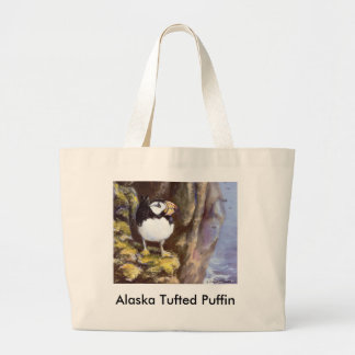 Bolso De Tela Gigante Alaska Tufted Puffin