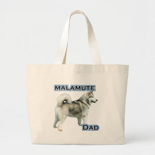 Bolso De Tela Gigante Alaskan Malamute Dad 4
