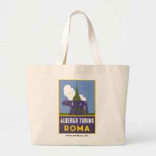 Bolso De Tela Gigante Albergo Torino