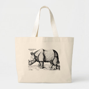 Bolso De Tela Gigante Albrecht Durer - rinoceronte