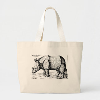Bolso De Tela Gigante Albrecht Durer - rinoceronte