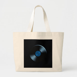Bolso De Tela Gigante Álbum de disco de vinilo retro
