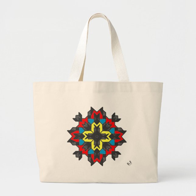 Bolso De Tela Gigante Alegre (Frente)