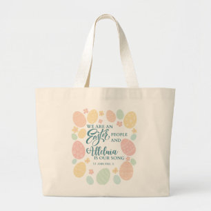 Bolso De Tela Gigante Aleluia Easter Eggs