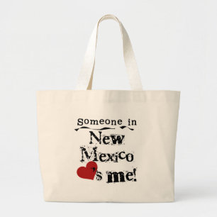 Bolso De Tela Gigante Alguien en New México me ama