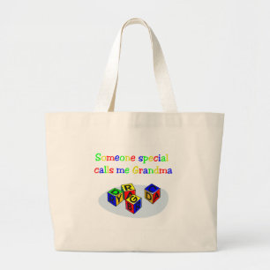Bolso De Tela Gigante Alguien me llama abuela