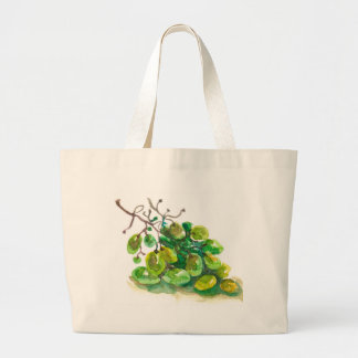 Bolso De Tela Gigante Algunas uvas
