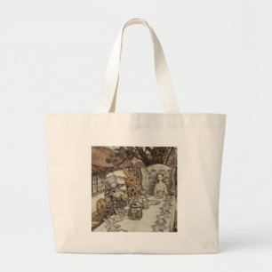 Bolso De Tela Gigante Alice Birthday Uncumpleaños Rabbit Hatter Fiesta