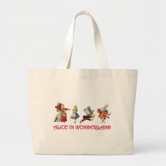 BOLSO DE TELA GIGANTE ALICE Y AMIGOS EN WONDERLAND