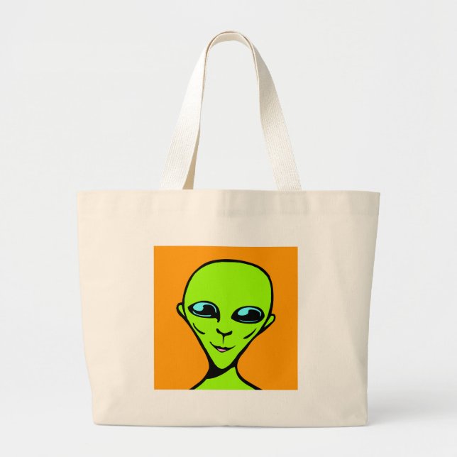 Bolso De Tela Gigante Alien feliz/ET (Frente)