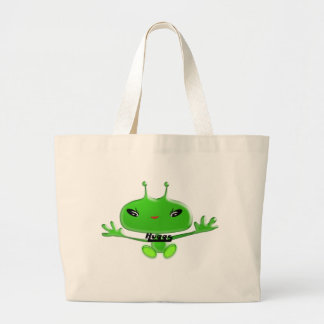 Bolso De Tela Gigante Aliens Huggs