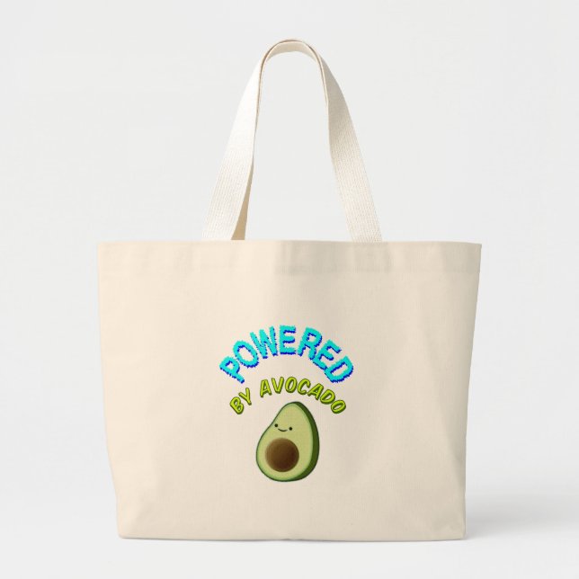 Bolso De Tela Gigante Alimentado Por Aguacate (Frente)