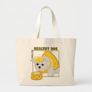 Bolso De Tela Gigante Alimentos para perros sanos