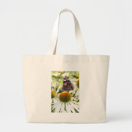 Bolso De Tela Gigante Almirante Mariposa en Flor
