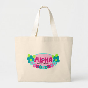 Bolso De Tela Gigante Aloha Significa Hello Beach Bag