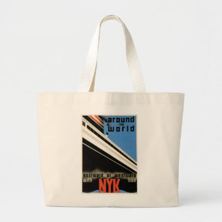 Bolso De Tela Gigante Alrededor del mundo con NYK