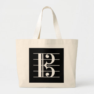 Bolso De Tela Gigante Alto Clef