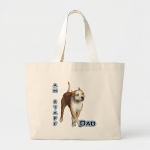 Bolso De Tela Gigante Am Staff Dad 4