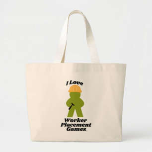 Bolso De Tela Gigante Ama los juegos de la Junta de colocación del traba